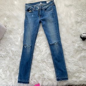 Rag and bone ripped jeans